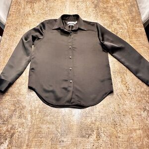 Calvin Klein Black Silk Shirt